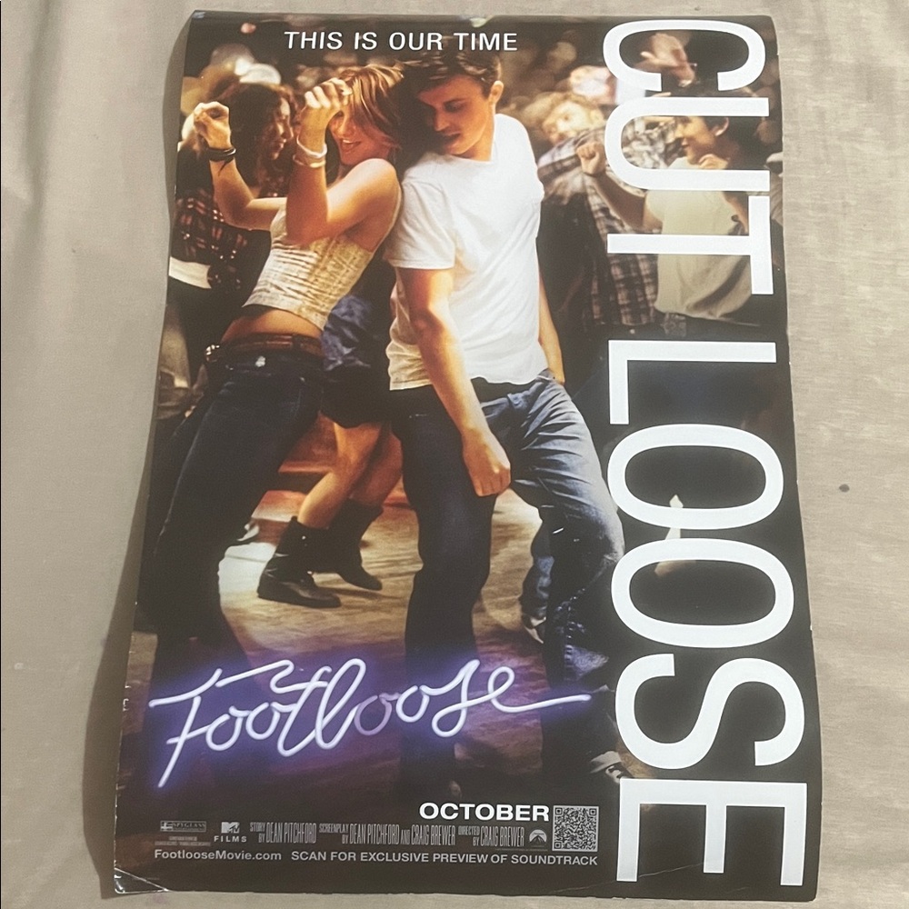 Footloose Movie Poster ORIGIN 11x17